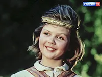 Мария Садкович в роли девочки из скита Мария Садкович в роли девочки из скита